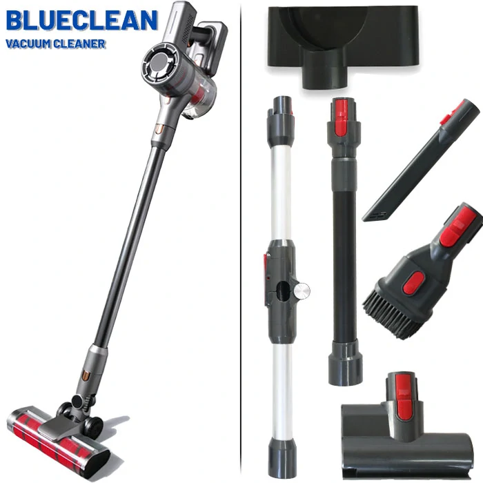 Centrální vysavač MENRED CVS-1800BP s příslušenstvím (10 ks) + aku tyčový vysavač BlueClean BC-Q5